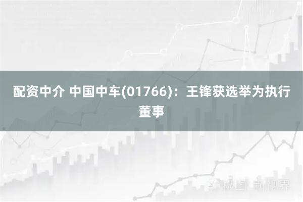 配资中介 中国中车(01766)：王锋获选举为执行董事